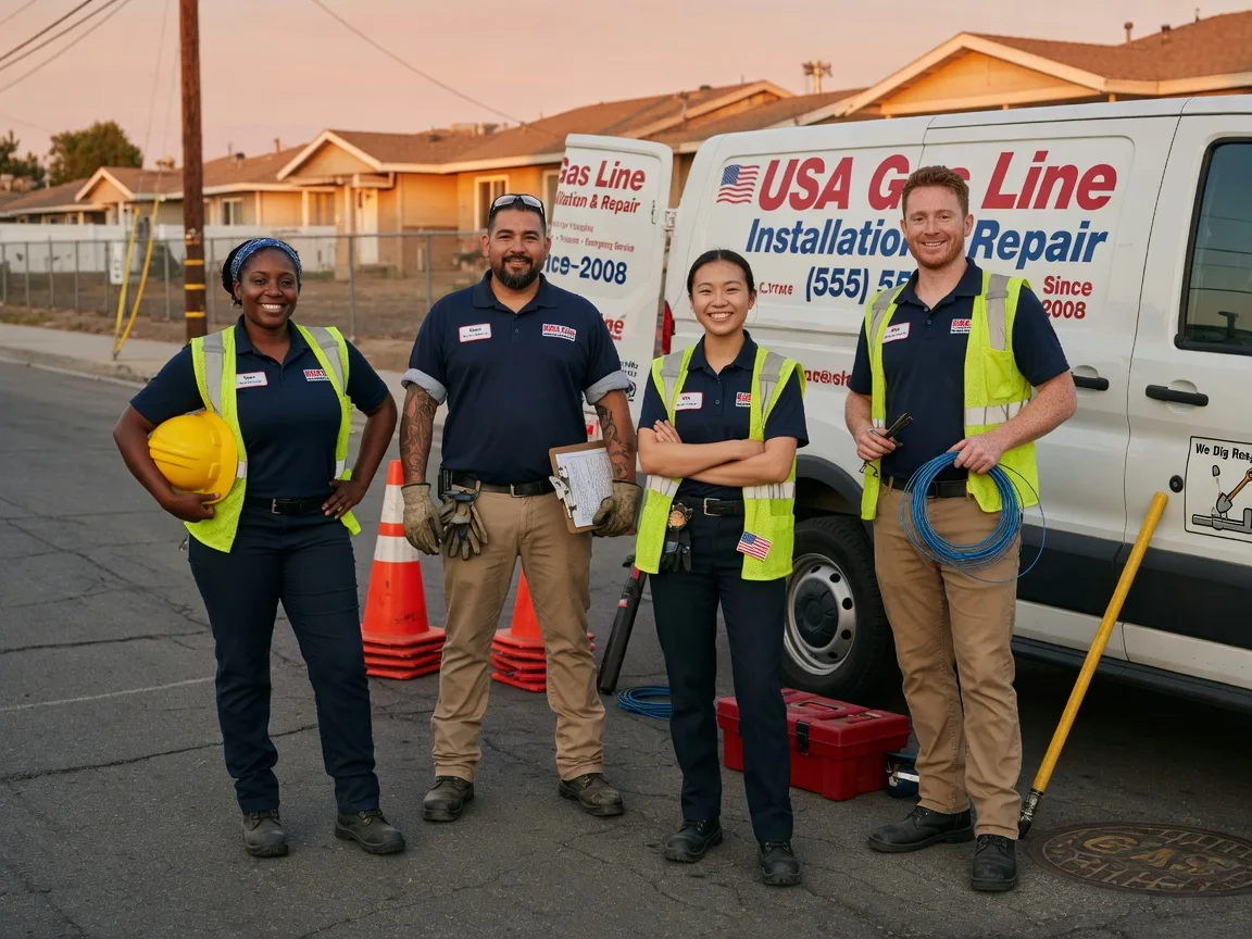 Gas Line Installation company in Garland, PA